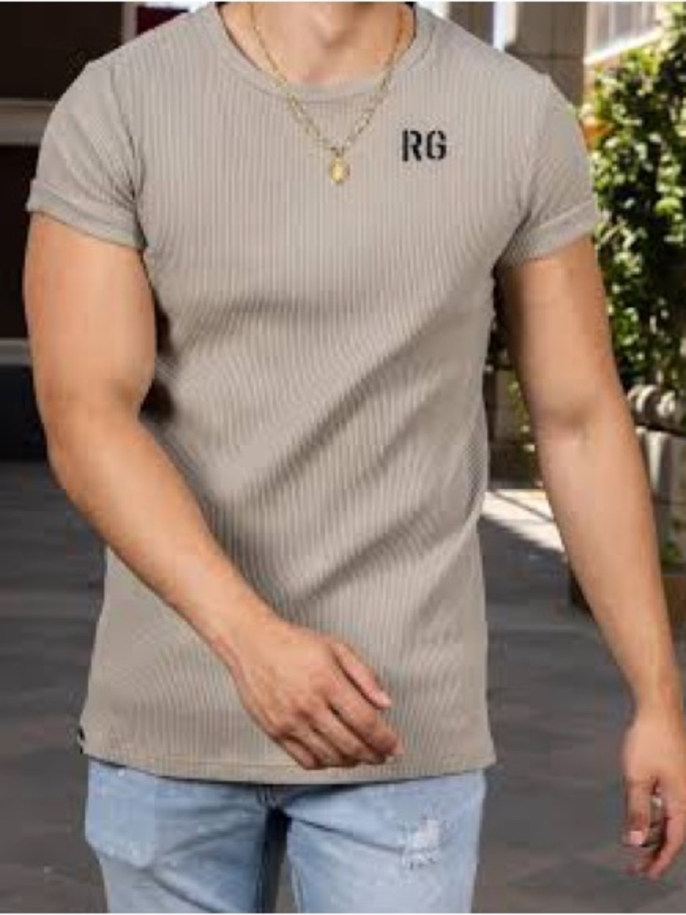 NWT Raw Gear Men's Rib Knit Shirt Sz Lg